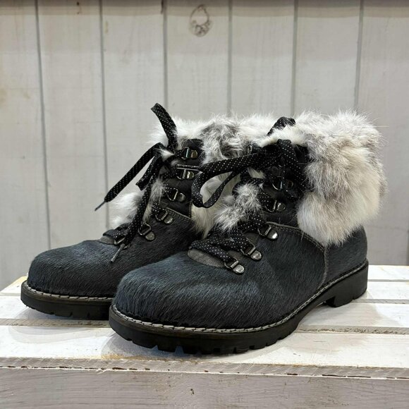 Overland Forest Wool-Lined Calfskin Boots - Size 39 - Picture 3 of 6